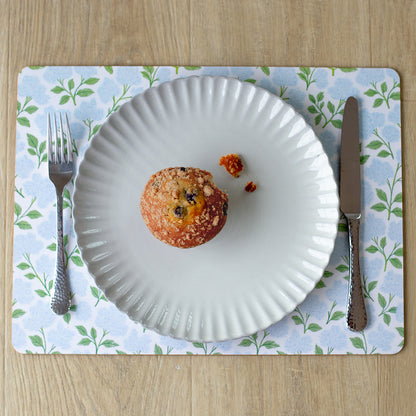 Blue Hydrangea Placemat - 4 Pack