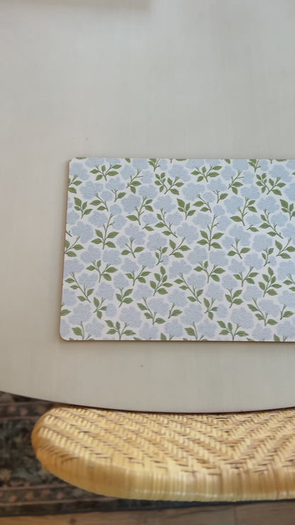 Blue Hydrangea Placemat - 4 Pack